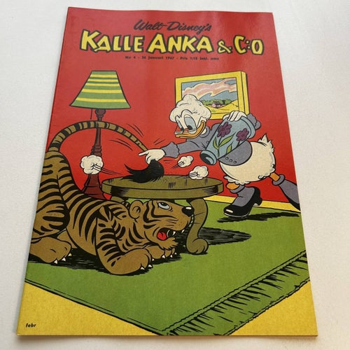Kalle Anka & co nr 4 1967, oläst toppex! NM