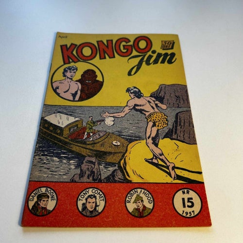 KongoJim nr 15 1957, toppex! VF