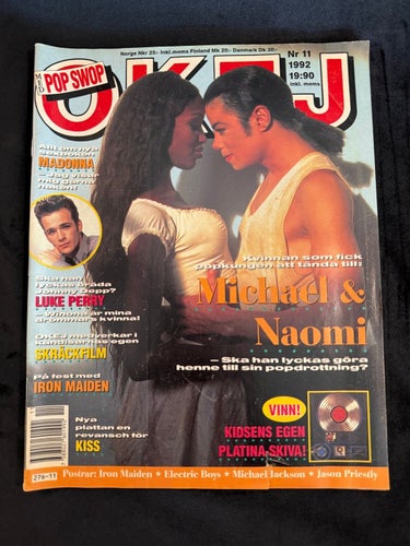 Tidningen OKEJ ! Nr 21 - 1992 . MED POSTERS !