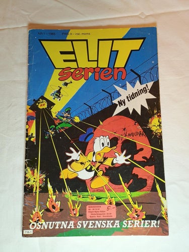 Elit Serien - Nr 1 1985 - Kalle Anka Parodi