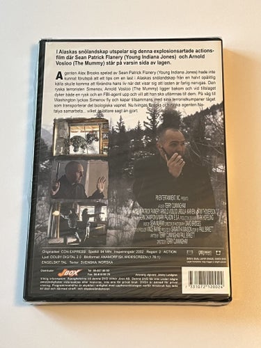 Con express (Sean Patrick Flanery & Arnold Vosloo, 2002). Inplastad DVD