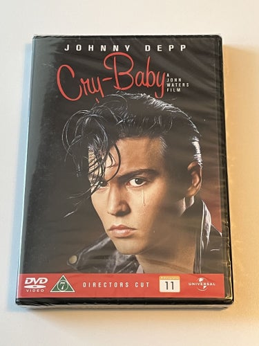 Cry-baby (Traci Lords & Johnny Depp, 1989). Inplastad DVD