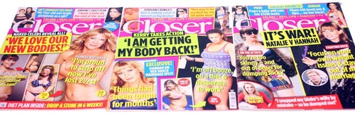 Closer Magazine-3 issues included-January-2010-NEW-Weight 656g-FREE postage