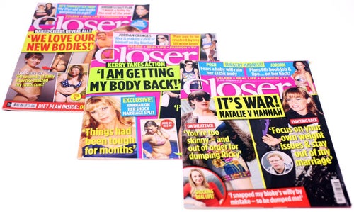 Closer Magazine-3 issues included-January-2010-NEW-Weight 656g-FREE postage