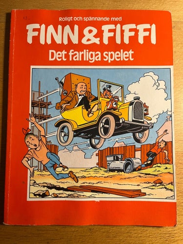 Finn & Fiffi: Det farliga spelet av Willy Vandersteen, 1972