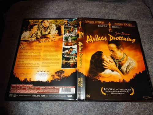 Afrikas drottning (av John Huston med Humphrey Bogart, Katharine Hepburn)
