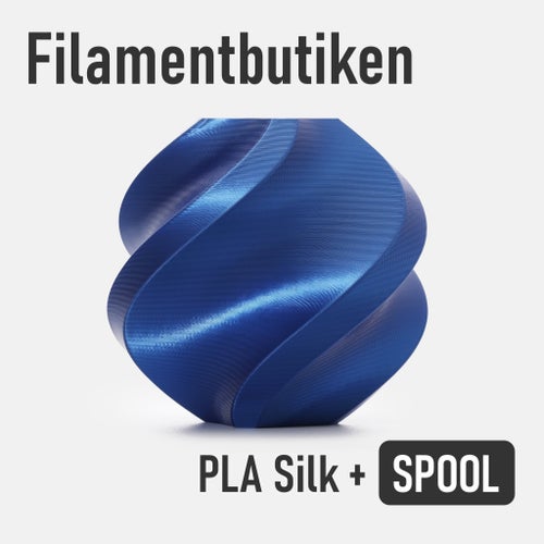 Bambu Lab PLA SILK+ Filament Blå/Blue