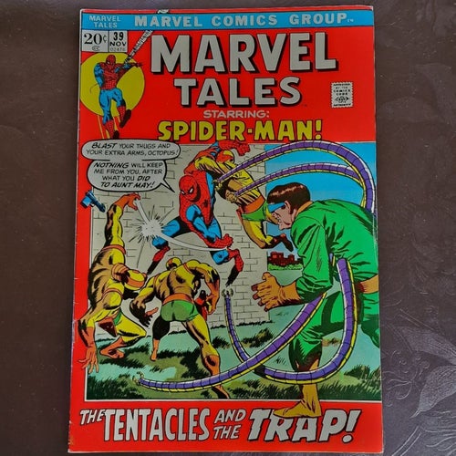 Marvel Tales Starring Spider-Man! 1972 #39 NOV Beg F PRIS 399 FRAKT 89