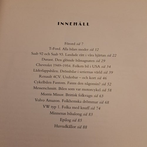 Gamla Bilar vi aldrig glömmer av George Johansson