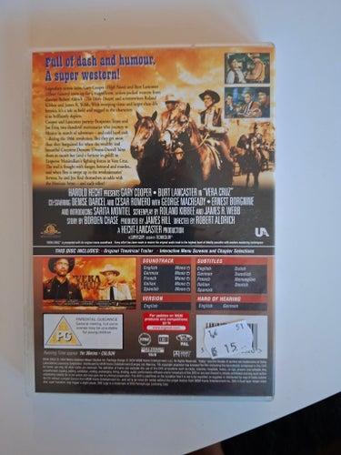 Vera Cruz (DVD) med Gary Cooper och Burt Lancaster