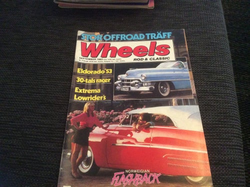 Wheels sep 1983 Mercury 39,Ford 31 Roadster ,Opel rekord,Pontiac,Norrköping cru