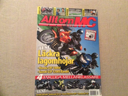 Allt om Mc Nr 7-8 2006 Chopper,Kosta,BIMOTO DB6,Honda Xl,Mc kläder genom tiderna