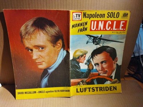 Mannen från UNCLE 1968 nr 9 Luftstriden. En TV serie Napoleon Solo