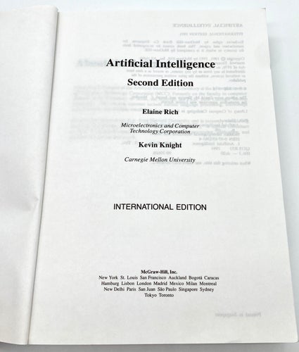 Artificial intelligence av Elaine Rich - Kevin Knight
