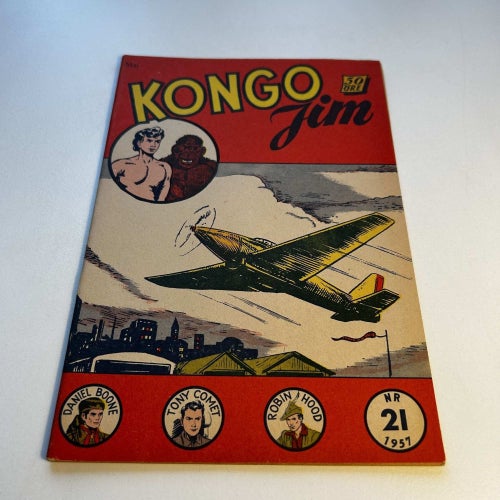 KongoJim nr 21 1957, toppex! NM