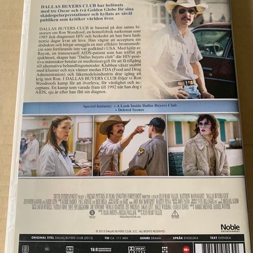 Dallas buyers club, dvd
