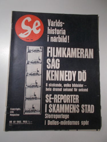 SE Nr 49 1963 JFK Kennedy död