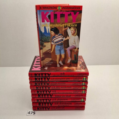 Kitty x10 Bokpaket Carolyn Keene - Ungdomsböcker - Se bilder för titlar