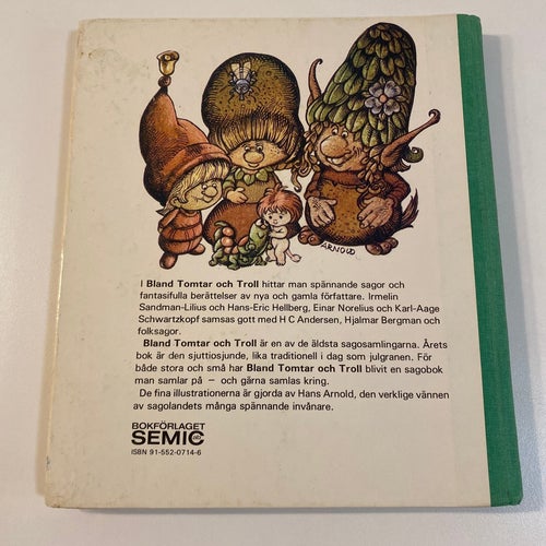 RETRO SAGOBOK, BLAND TOMTAR OCH TROLL, År 1984 / Sjuttiosjunde årgången Bok