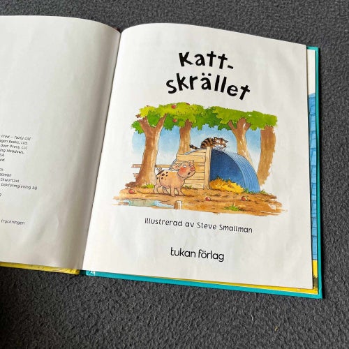 Kattskrället Bok MAX samlarbok barnbok bilderbok