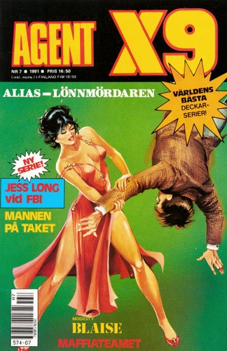 Agent X9 Serietidning 1991 nr 7 (Oläst arkivex) Modesty Blaise