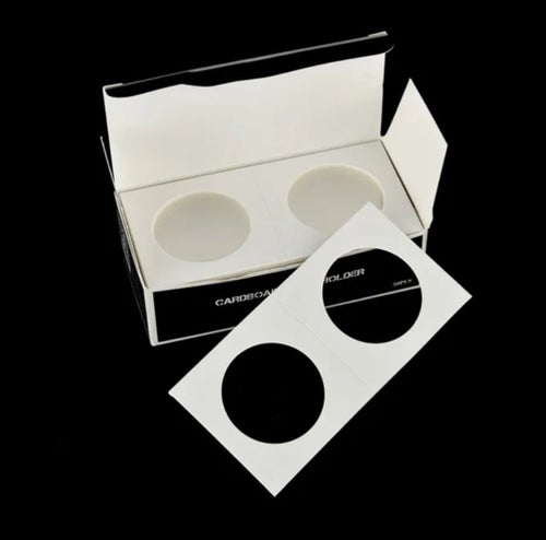 50 st. Stora oanvända 45mm pappers myntramar i hög kvalite i paket