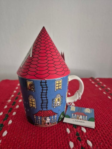 Muminmugg Moominhouse 0.3 L med tak
