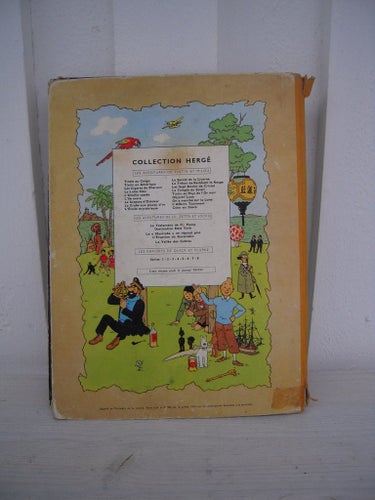 Le temple du soleil Tintin Hergé 1949 litteraturklenod krigsslut