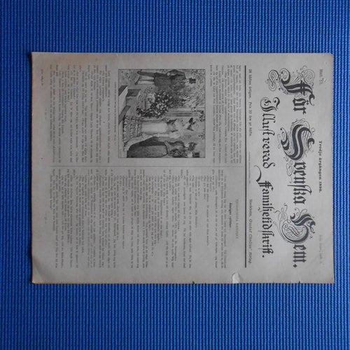 För Svenska Hem 1898 häfte 1