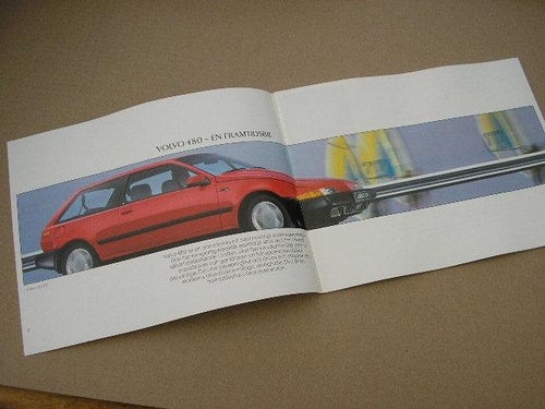 VOLVO Försäljningsbroschyr 480 ES TURBO 1989