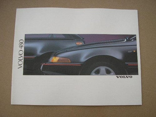 VOLVO Försäljningsbroschyr 480 ES TURBO 1989