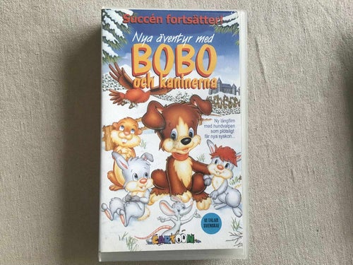 BOBO OCH KANINERNA VHS SVENSKT TAL