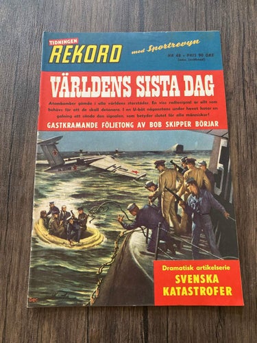 Tidningen Rekord med Sportrevyn nr 48 1965