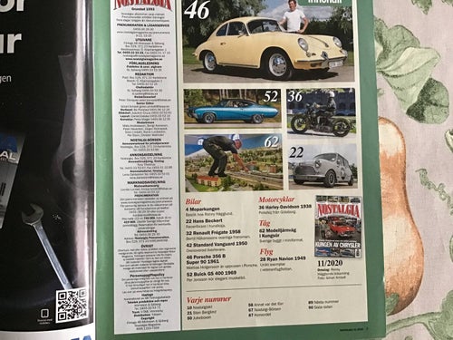 NOSTALGIA NR 11 2020 BUICK,MODELLJÄRNVÄG i KUNGSÖR,HD,PORSCHE 356,HUNDKOJA