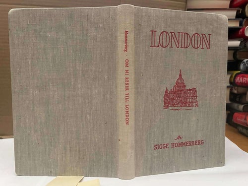 Om ni reser till London av Sigge Hommerberg, bok, Very Fine