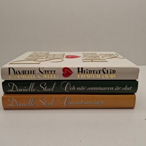 Danielle Steel x3 Bokpaket med hårdpärm - Se bilder för titlar