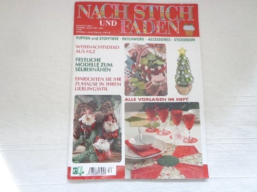TYSK TIDNING, Nach Stich und Faden Nummer 8,2013-2014, Lappteknik, Juldekoration