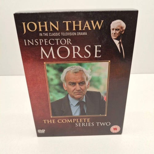 Inspector Morse Säsong 2 - Region 2, DVD-Box, Ingen Svensk text, Fint skick