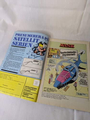 He-man - Masters of the universe Nr 7 1987 med Julkort - Satellitserien