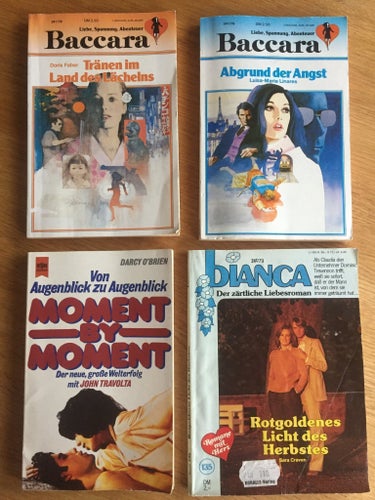 Baccara Bianca Moment by moment tyska böcker bok pocket romantik