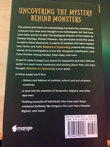 Bok - Adventures in Cryptozoology av Richard Freeman