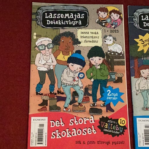 Lassemajas Detektivbyrå - 7 nummer - Hela 2023 (6 nr) + nr 1 2024