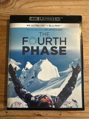 The Fourth Phase 4K Ultra HD + Blu-Ray Set Travis Rice Snowboard Movie RARE!