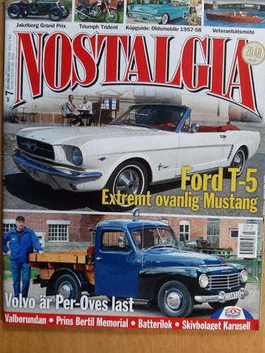 Nostalgia 7 2013: Triumph Trident 1975, Volvo PV 445, guide Oldsmobile 1957-58