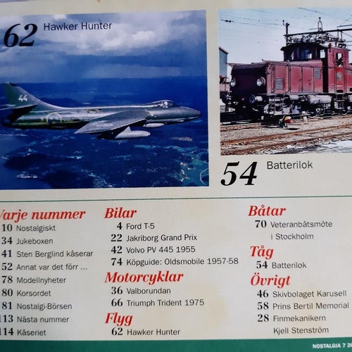 Nostalgia 7 2013: Triumph Trident 1975, Volvo PV 445, guide Oldsmobile 1957-58