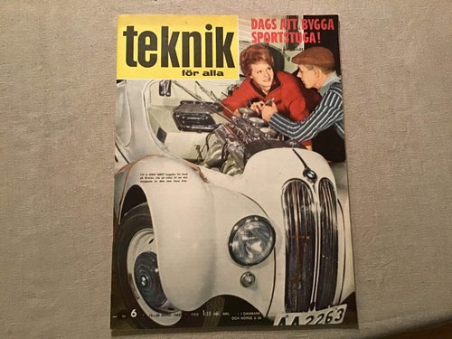 TEKNIK FÖR ALLA NR 6 1962 BOMBPLAN BOUNDER,VAUXHALL VICTOR,UBÅTJÄGARE,UBÅT