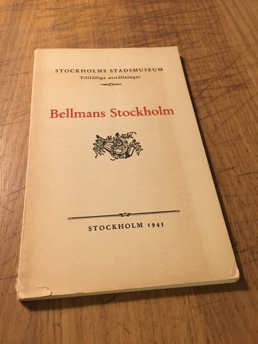 Bellmans Stockholm (Stockholms stadsmuseum) 1945