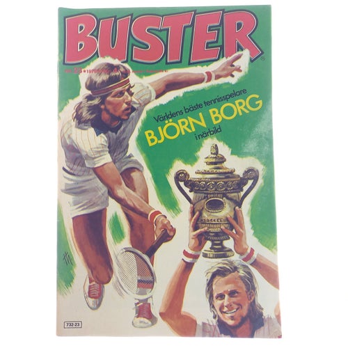 Buster - 1978 - NR 23 - Björn Borg i närbild