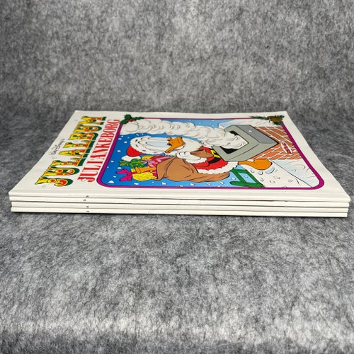 Disney Julalbum 4 st 1988-1991 Serieförlaget