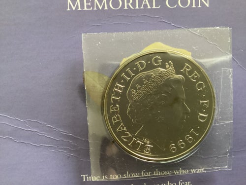 U.K. • 5 Pounds • 1999 • Diana Princess of Wales 1961 - 1997 • PROOF